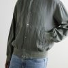 Leo Linen Bomber Jacket - FR Leo Linen Bomber Jacket - FR