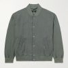 Leo Linen Bomber Jacket Leo Linen Bomber Jacket