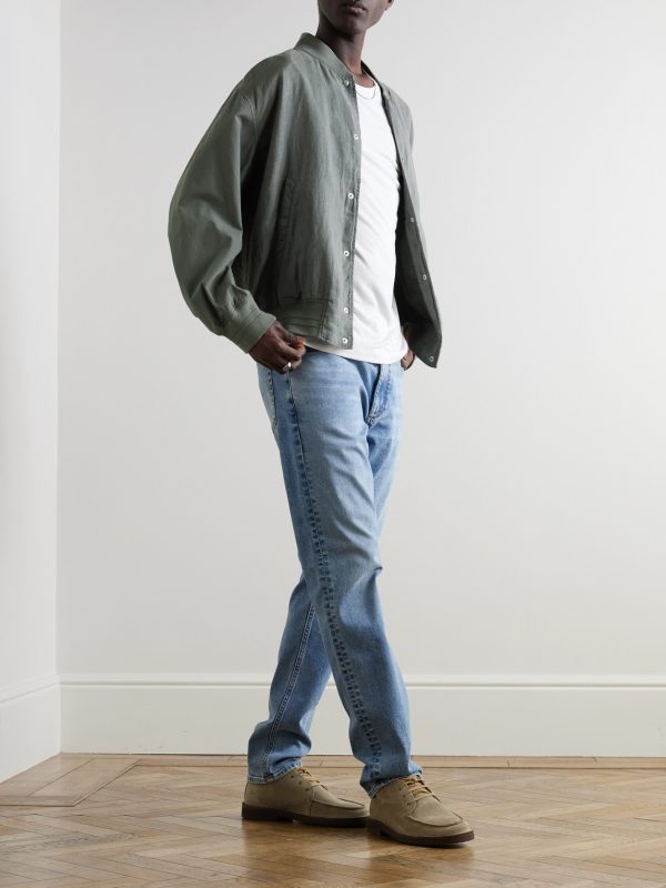 Leo Linen Bomber Jacket - OU Leo Linen Bomber Jacket - OU