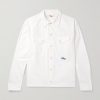 Logo-Embroidered Cotton-Poplin Shirt Logo-Embroidered Cotton-Poplin Shirt