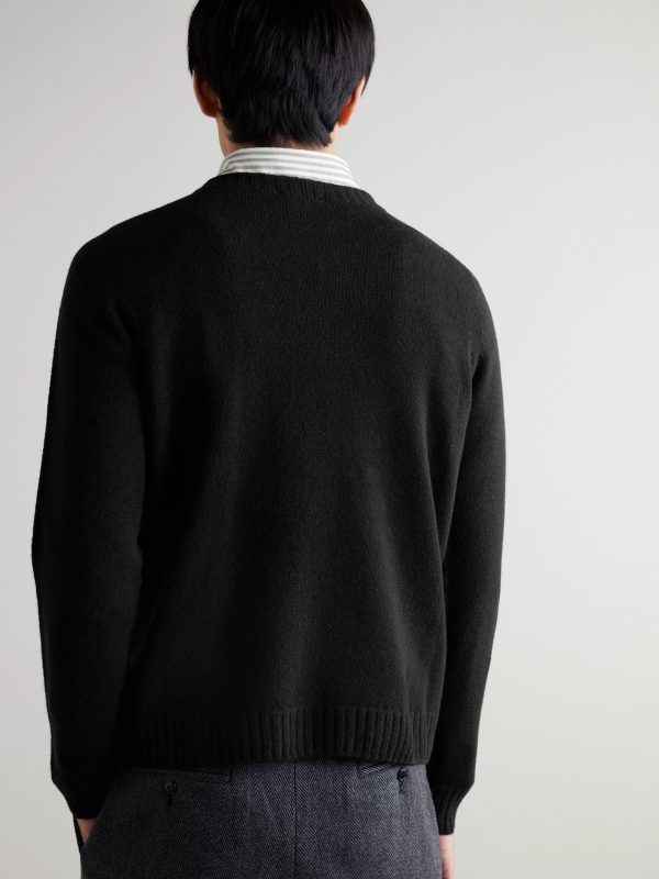Norfolk Recycled-Cashmere and Merino Wool-Blend Sweater - BK Norfolk Recycled-Cashmere and Merino Wool-Blend Sweater - BK