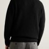Mallam Ribbed Recycled-Cashmere and Merino Wool-Blend Zip-Up Cardigan - BK