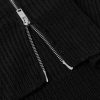 Mallam Ribbed Recycled-Cashmere and Merino Wool-Blend Zip-Up Cardigan - E1