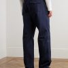 Ashdown Straight-Leg Cotton-Twill Trousers - BK