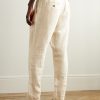 Billie 1454 Tapered Linen Trousers - BK