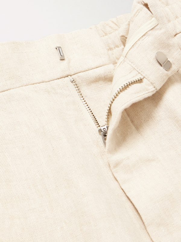 Billie 1454 Tapered Linen Trousers - CU