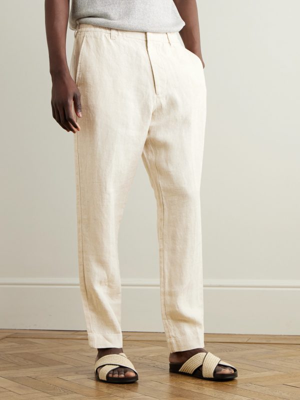 Billie 1454 Tapered Linen Trousers - FR