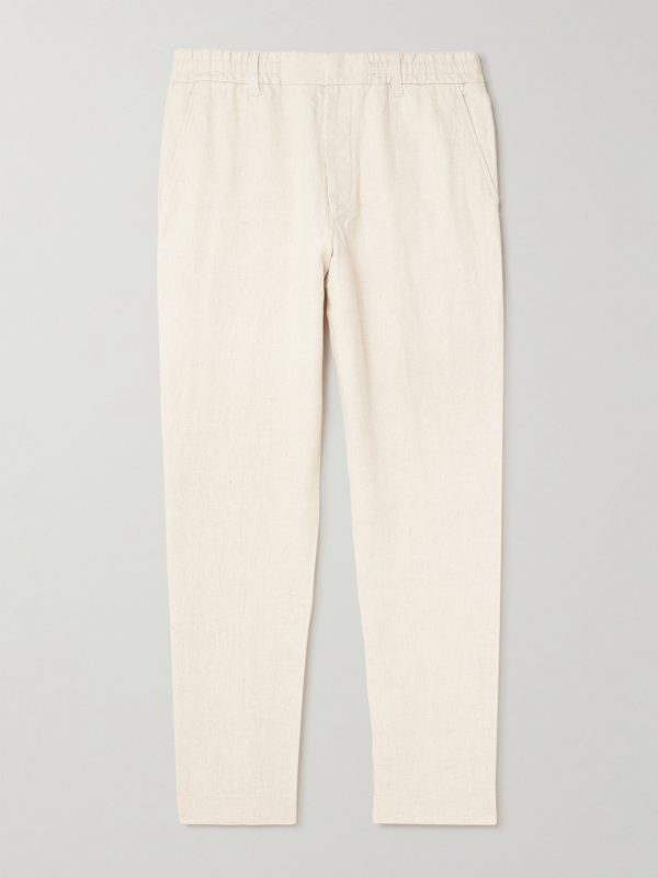 Billie 1454 Tapered Linen Trousers