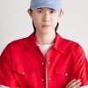 Logo-Embroidered Appliquéd Denim Cap - OU Logo-Embroidered Appliquéd Denim Cap - OU