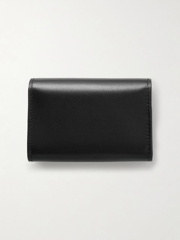 Imbuia Neo Scritto Leather Bifold Cardholder - BK