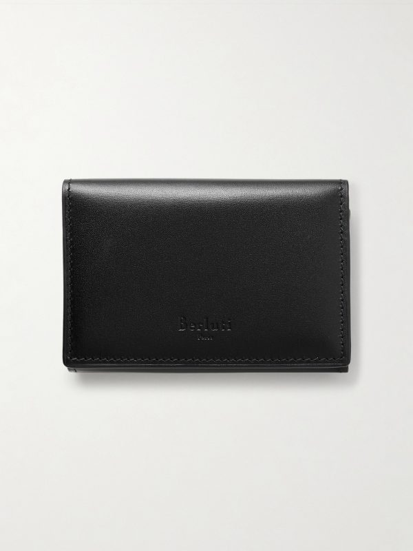 Imbuia Neo Scritto Leather Bifold Cardholder