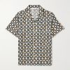 Geo Camp-Collar Printed ECOVERO™-Twill Shirt Geo Camp-Collar Printed ECOVERO™-Twill Shirt