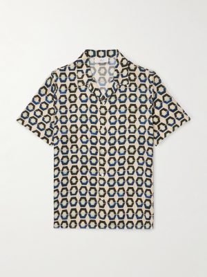 Geo Camp-Collar Printed ECOVERO™-Twill Shirt Geo Camp-Collar Printed ECOVERO™-Twill Shirt