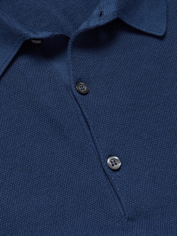 Roth Slim-Fit Sea Island Cotton-Piqué Polo Shirt - CU Roth Slim-Fit Sea Island Cotton-Piqué Polo Shirt - CU