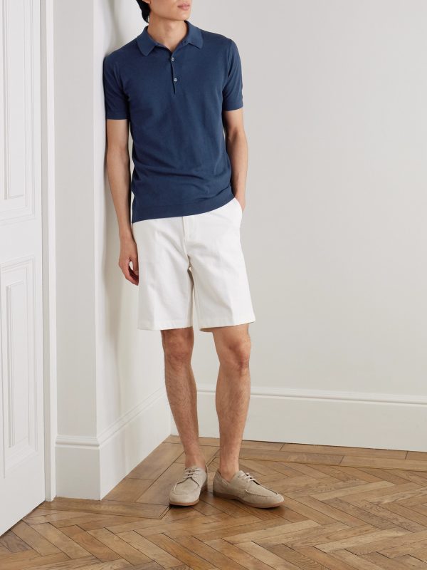 Roth Slim-Fit Sea Island Cotton-Piqué Polo Shirt - OU Roth Slim-Fit Sea Island Cotton-Piqué Polo Shirt - OU