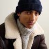 Oram Ribbed Recycled-Cashmere and Merino Wool-Blend Beanie - OU Oram Ribbed Recycled-Cashmere and Merino Wool-Blend Beanie - OU