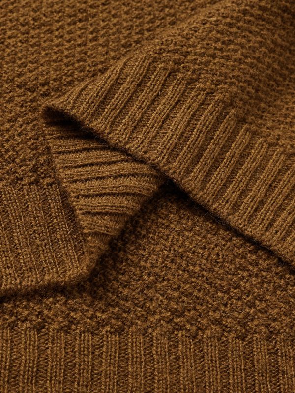 Textured-Knit Wool Sweater - CU