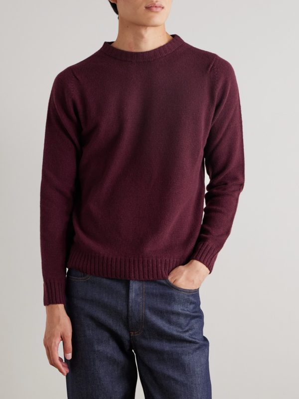 Norfolk Recycled-Cashmere and Merino Wool-Blend Sweater - FR Norfolk Recycled-Cashmere and Merino Wool-Blend Sweater - FR