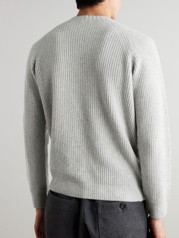 Oxnard Recycled Cashmere and Wool-Blend Sweater - BK Oxnard Recycled Cashmere and Wool-Blend Sweater - BK