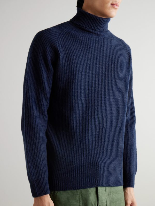 Auckland Recycled-Cashmere and Wool-Blend Rollneck Sweater - FR Auckland Recycled-Cashmere and Wool-Blend Rollneck Sweater - FR
