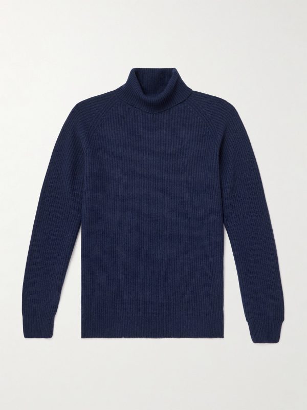 Auckland Recycled-Cashmere and Wool-Blend Rollneck Sweater Auckland Recycled-Cashmere and Wool-Blend Rollneck Sweater