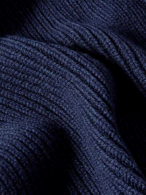 Stark Ribbed Recycled-Cashmere and Merino Wool-Blend Scarf - CU Stark Ribbed Recycled-Cashmere and Merino Wool-Blend Scarf - CU