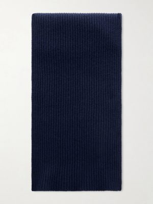 Stark Ribbed Recycled-Cashmere and Merino Wool-Blend Scarf Stark Ribbed Recycled-Cashmere and Merino Wool-Blend Scarf