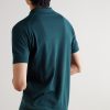 Roth Slim-Fit Sea Island Cotton-Piqué Polo Shirt - BK Roth Slim-Fit Sea Island Cotton-Piqué Polo Shirt - BK