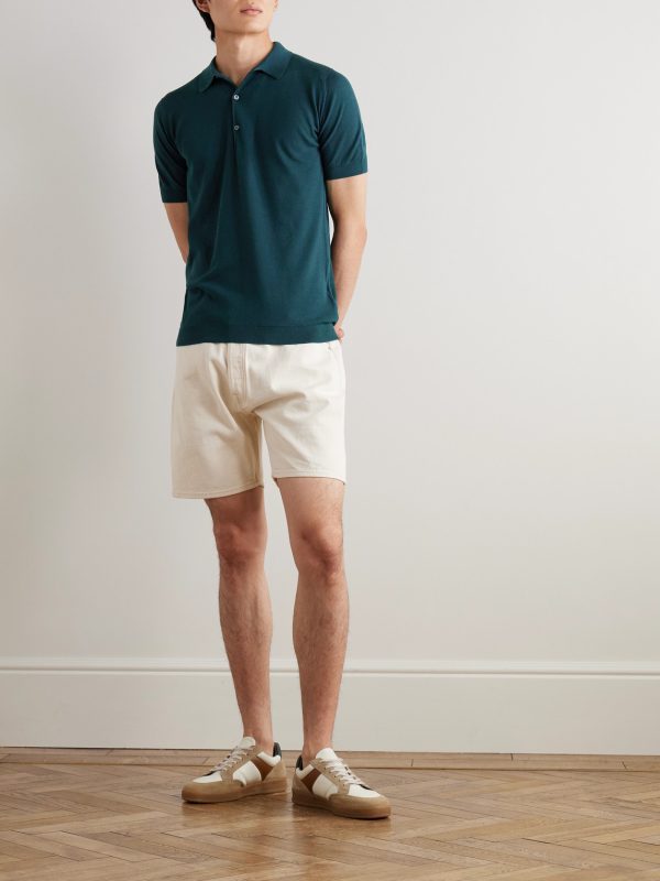 Roth Slim-Fit Sea Island Cotton-Piqué Polo Shirt - OU Roth Slim-Fit Sea Island Cotton-Piqué Polo Shirt - OU