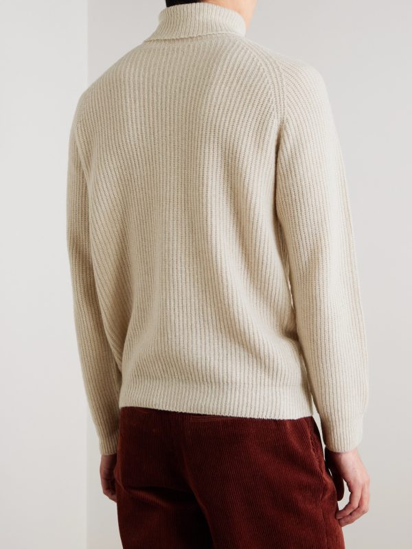 Auckland Recycled-Cashmere and Wool-Blend Rollneck Sweater - BK Auckland Recycled-Cashmere and Wool-Blend Rollneck Sweater - BK