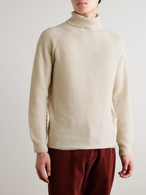 Auckland Recycled-Cashmere and Wool-Blend Rollneck Sweater - FR Auckland Recycled-Cashmere and Wool-Blend Rollneck Sweater - FR