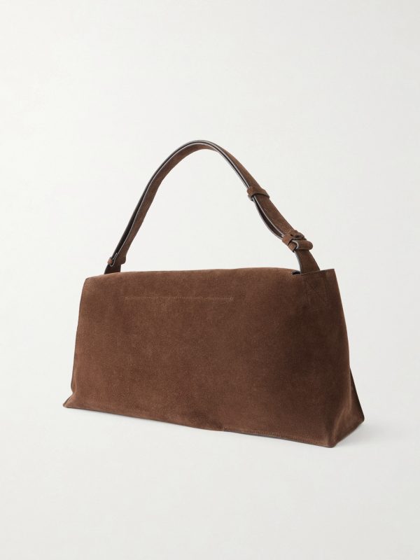 Shiboru Suede Messenger Bag - BK Shiboru Suede Messenger Bag - BK