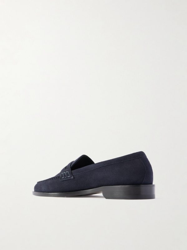 Perry Suede Penny Loafers - BK