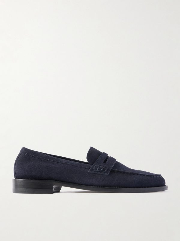 Perry Suede Penny Loafers