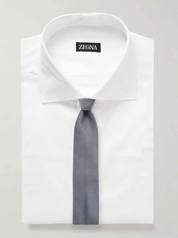Cutaway-Collar Cotton-Twill Shirt - E1 Cutaway-Collar Cotton-Twill Shirt - E1