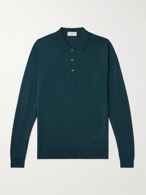 Belper Slim-Fit Merino Wool Polo Shirt Belper Slim-Fit Merino Wool Polo Shirt