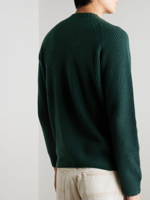 Recycled Cashmere and Wool-Blend Sweater - BK