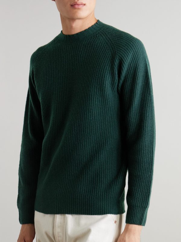 Recycled Cashmere and Wool-Blend Sweater - FR