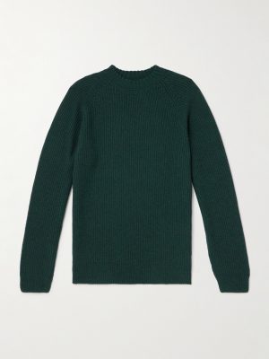 Recycled Cashmere and Wool-Blend Sweater