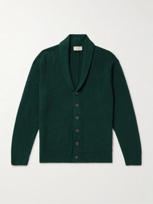 Rockford Shawl-Collar Recycled-Cashmere and Merino Wool-Blend Cardigan