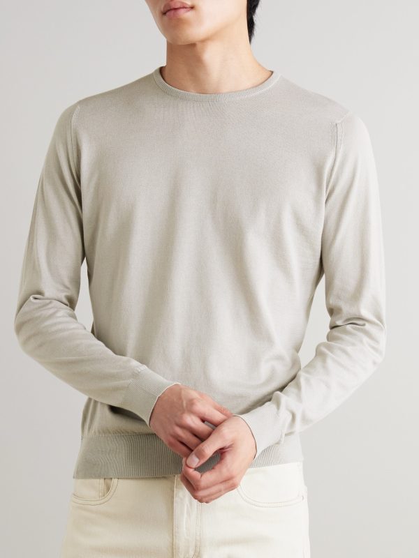 Hatfield Slim-Fit Sea Island Cotton Sweater - FR Hatfield Slim-Fit Sea Island Cotton Sweater - FR