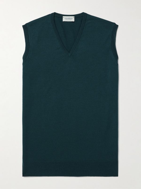 Hadfield Slim-Fit Merino Wool Sweater Vest