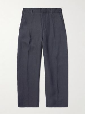 Fume Tapered Linen-Blend Suit Trousers Fume Tapered Linen-Blend Suit Trousers