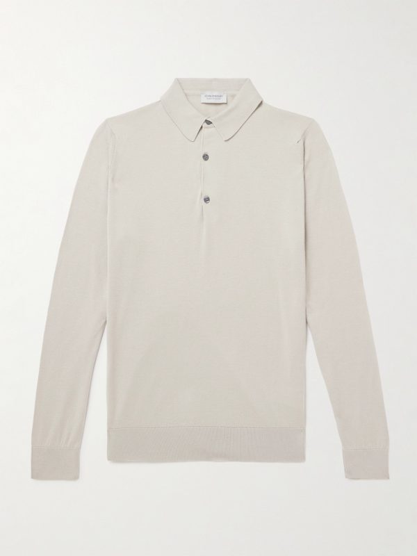 Bradwell Slim-Fit Sea Island Cotton Polo Shirt Bradwell Slim-Fit Sea Island Cotton Polo Shirt
