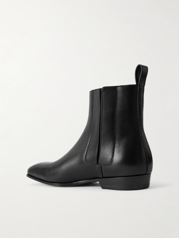 Bruton 166 Leather Chelsea Boots - BK