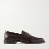 Perry Croc-Effect Leather Loafers Perry Croc-Effect Leather Loafers