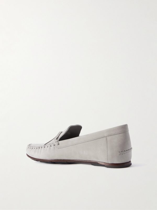 Gargano Tasselled Nubuck Driving Shoes - BK Gargano Tasselled Nubuck Driving Shoes - BK