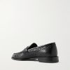 Perry Croc-Effect Leather Loafers - BK