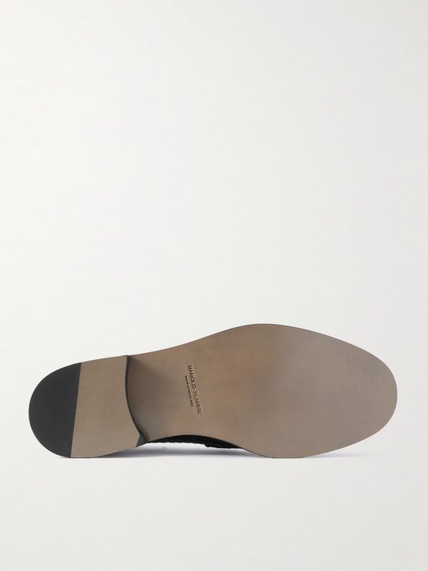 Perry Croc-Effect Leather Loafers - E1