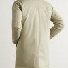 Blake 8240 Coated-Twill Trench Coat - BK